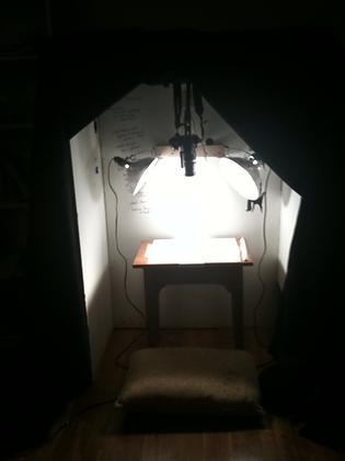 in the dark