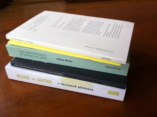 books in a pile